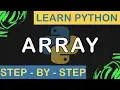 Array in Python - Python Step By Step