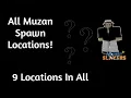 All Spawn Location For Muzan Project Slayers