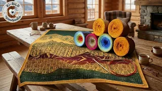 Elegante Berge KAL - Colorwork Decke stricken