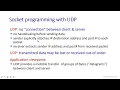 35 Socket Programming TCP UDP Class With Sonali