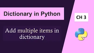 How to Add Multiple Items in Dictionary Problem Solution Python Dictionary Tutorial