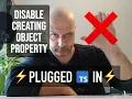 TypeScript Plugged In Restrict that a property cannot exist on a TS object