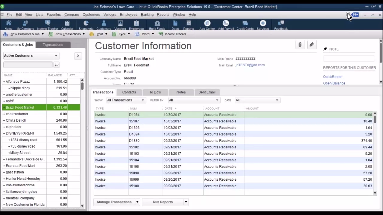 How To Update One Customer Or Item From Quickbooks inside The Service Program