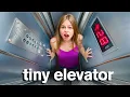 My Daughter TRAPPED IN TINY ELEVATOR Security Cameras