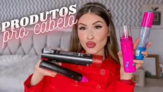 PRODUTOS QUE USO PARA CUIDAR DOS MEUS CABELOS! 😍