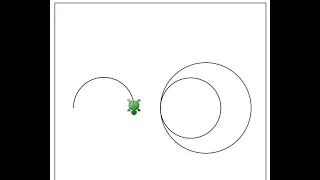 Drawing of circle and semicircle on Kturtle kturtle Tutorial