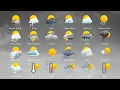 Animated Weather Icons Pack for After Effects and Premiere Pro