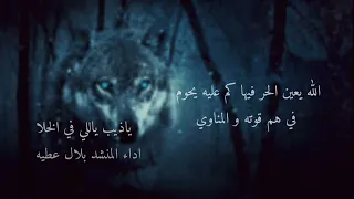 ياذيب ياللي في الخلا كامله المنشد بلال عطيه 2025 