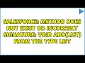 Method does not exist or incorrect signature void add List String from the type List String