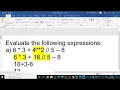OPERATOR PRECEDENCE EVALUATE EXPRESSION PYTHON