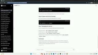 how to run python script as service in linux