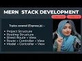 Express JS Project Setup Routing Controllers Models Views