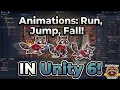 Create Run Jump Fall Animations in Unity 6 2D Animation Tutorial