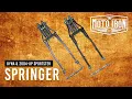 Moto Iron Wishbone Springers for Dyna and Rubber Mount Sportster Models