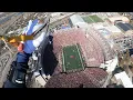 Memorial Stadium Parachute POV