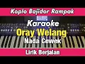 Download Lagu Karaoke - Oray Welang Nada Cewek Versi Koplo Bajidor Rampak Lirik Berjalan | Yamaha PSR SX600