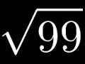 How to Simplify the Square Root of 99 sqrt 99