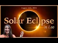 Total Solar Eclipse in Leo - August 12 2026
