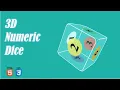 Dice 3D Numeric Dice HTML CSS