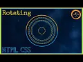 Create Awesome Rotating Loader Animation By HTML and CSS Rotating Circles Web Animation DaRkDeV