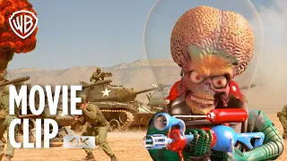 Mars Attacks 4K The First Martian Attack Movie Clip Warner Bros Entertainment