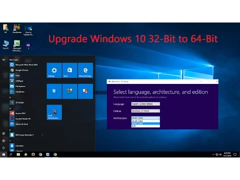 Download MP3 How to Upgrade Windows 10 32-Bit to 64-Bit (Free)