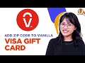How to Add Zip Code to Vanilla Visa Gift Card 2025 GUIDE