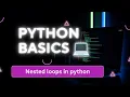 Nested loop in Python