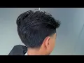 Como hacer un corte de cabello taper fade con peinado en librito paso a paso para principiantes