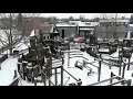 Winter In The City Of Brighton Michigan