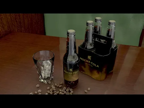 3D Portfolio: Mocha-Cola Package Design Cinema 4D