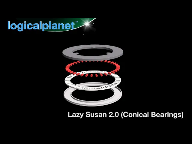 Lazy Susan Mechanism 2.0 (Conical Bearings) video thumbnail