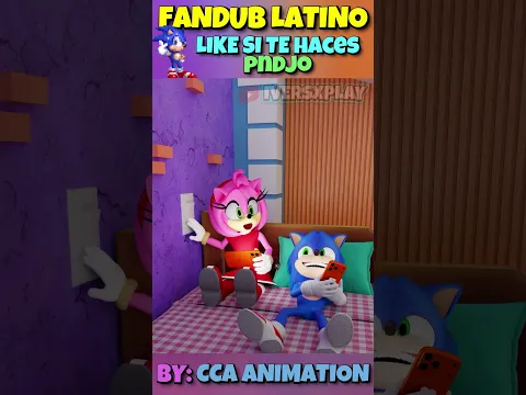 SONIC Y AMY son MUY LINDOS JUNTOS 😍 #sonic #rosesonic #fandub