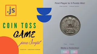 Coin Toss Game for beginners using Javascript HTML and CSS