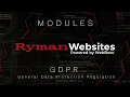 Ryman Websites Module Tutorial - GDPR