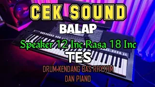 sound hajatan speaker 12 inc rasa 18 inc