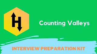HackerRank Counting Valleys problem solution in Python Programming Interview Preparation Kit