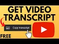 How to Get Transcript of YouTube - YouTube s to Text