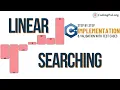 Linear Searching C Implementation Searching Algorithms DSA CodingPal org