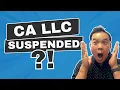 LLC SUSPENSION SHOCKER 3 Signs FAST Fix in 2024 What If