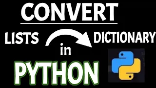 Python program to convert lists into dictionary