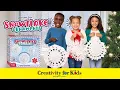 Unbox the Make Your Own Snowflake Ornaments Kit from Creativity for Kids