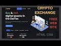DoiTex Crypto Exchange Free Website HTML And CSS CSS Website Design Idea No Talking