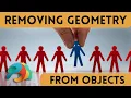Removing Geometry from objects in Daz Studio