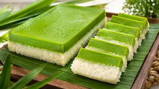 Resep Kue Serimuka/ Talam Ketan Srikaya Pandan Legit Dan Gurih