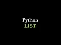 13 1 Python List List Characteristics How To create list in python In Tamil 2020