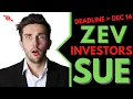 ZEV Lightning Emotors Inc ZEV Stock Investors Sue Lightning Emotors Inc ZEV Stocks