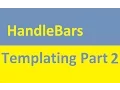 Templating Using Handlebars Part 2 - Partial Templates