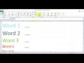How to create a word cloud in Excel
