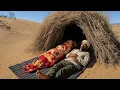 Full Day Living with a Shepherd Couple in an Iranian Desert Shelter | Nomad Life